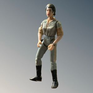 2007 Hasbro Star Wars Hoth Leia Super Articulated Action Mini Figure 3”